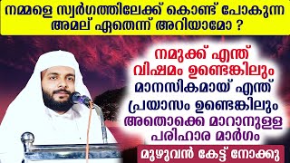 നമുക്ക് എന്ത് വിഷമം ഉണ്ടെങ്കിലും മാനസികമായ് എന്ത് പ്രയാസം ഉണ്ടെങ്കിലും അതൊക്കെ മാറാനുള്ള പരിഹാരം