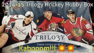 2014-15 Upper Deck Trilogy Hockey Hobby Box- 4 Hits 🔥🔥🔥 Biggest Hit Ever!!!! 🔥🔥 🔥