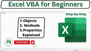 Excel VBA: Objects, Methods, and Properties - Basics #excelvba #excel