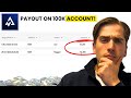 Live Payout Request on My Alpha Capital 100K Funded Account - Step-by-Step Process