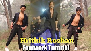 Bang Bang | Hrithik Roshan Footwork Dance Tutorial | Step by Step | ASquare Crew