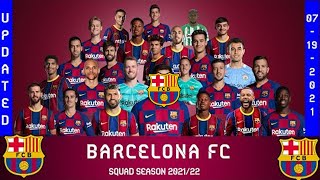 BARCELONA FC SQUAD 2021/22  - UPDATED || Laliga​ || Confirmed, NEXT SEASON'S SQUAD |Abijeet Dulal |
