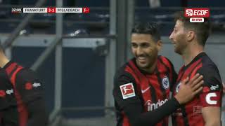 Resumen: Eintracht Frankfurt 3 B. Monchengladbach 3 - Jornada 12 Bundesliga