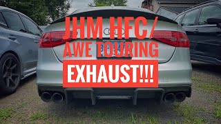 JHM High Flow Cats/AWE Touring Exhaust