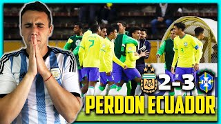 🇦🇷 ARGENTINA vs BRASIL 🇧🇷 REACCIONES de un ARGENTINO 🇦🇷 HEXAGONAL FINAL | SUDAMERICANO SUB 17