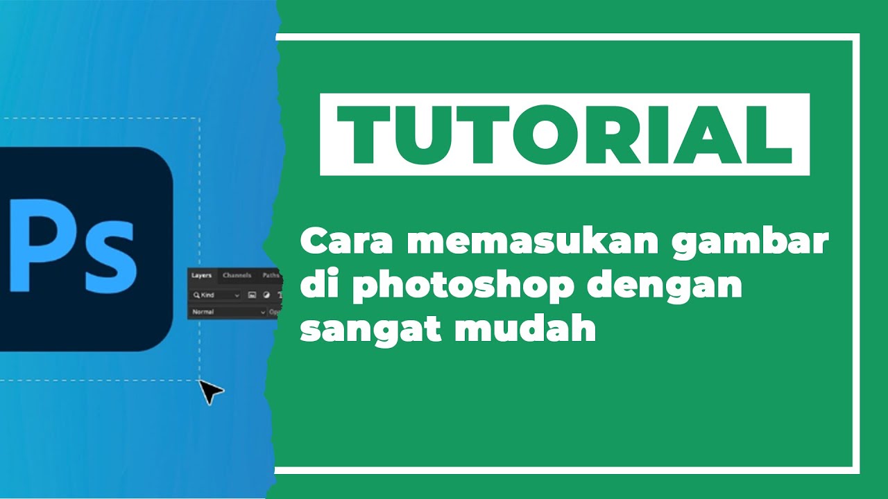 Tutorial Cara Memasukan Gambar Di Photoshop Sangat Gampang - YouTube