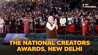 Prime Minister Narendra Modi at the National Creators' Awards, New Delhi