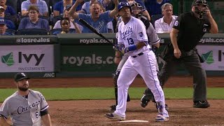 CWS@KC: Perez crushes a game-tying two-run homer