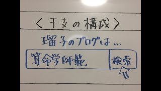 【算命学】干支の構成