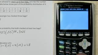 Discrete Random Variables: Mean Standard Deviation & Probability