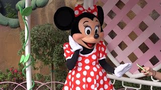 [4K] Minnie's House and Meet Minnie : 2014 POV   Disneyland Resort, California