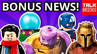 BONUS LEGO NEWS! Marvel Infinity Saga! Friends Apartments! Daily Bugle! Mandalorian! Spaceballs?!