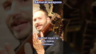 Did Samurai Use Rifles? Katana, Teppo Spear Arrow Naginata Yumi Yari #shorts