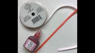 Tips Tricks and Techniques with T #011 Liquid Watercolor and Ribbon