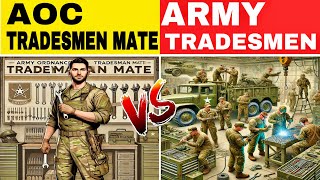 Aoc Tradesmen Mate vs Indian Army Tradesmen || Work | Duty | Salary | Service A to Z information