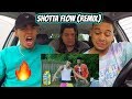NLE Choppa - Shotta Flow Remix ft. Blueface (Dir. by @_ColeBennett_) REACTION REVIEW