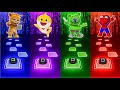 Talking Tom - Gummy Bear - Sunflower - Baby Shark | Tiles Hop EDM Rush