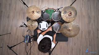 Berklee - Sticking \u0026 Orchestration for Drum set - The Crunch 鼓手罗健宇