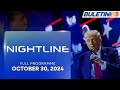 Trump Insists He Is Not A Nazi, As Harris Blasts Vile Rhetoric | Nightline, 30 October 2024