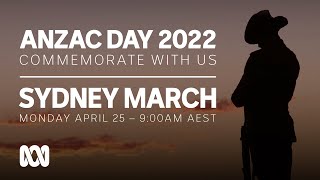 LIVE: Sydney March | Anzac Day 2022 🎖️ | OFFICIAL BROADCAST | ABC Australia