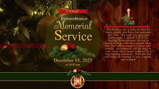 Rose Hill Funeral Home Remembrance Service 2023