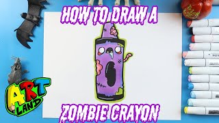 How to Draw a Zombie Crayon