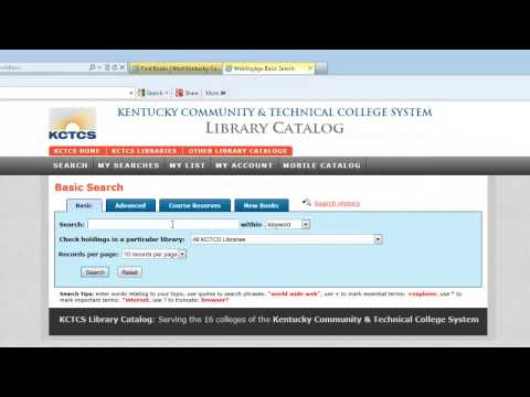 Library Catalog and Library of Congress Classification Library Catalog and Library of Congress Classification