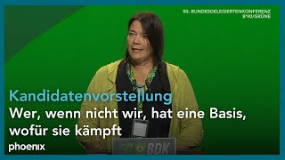 Grünen-Parteitag: Susanne Bauer - Kandidatenvorstellung Bundesvorstandswahl B'90/Grüne