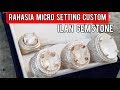 kualitas terbaik dari cincin micro setting custom ilan gemstone