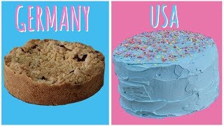 WOW!! CAKES SO DIFFERENT in Germany \u0026 USA 🎂🍰