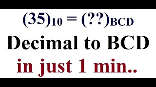 Decimal to BCD