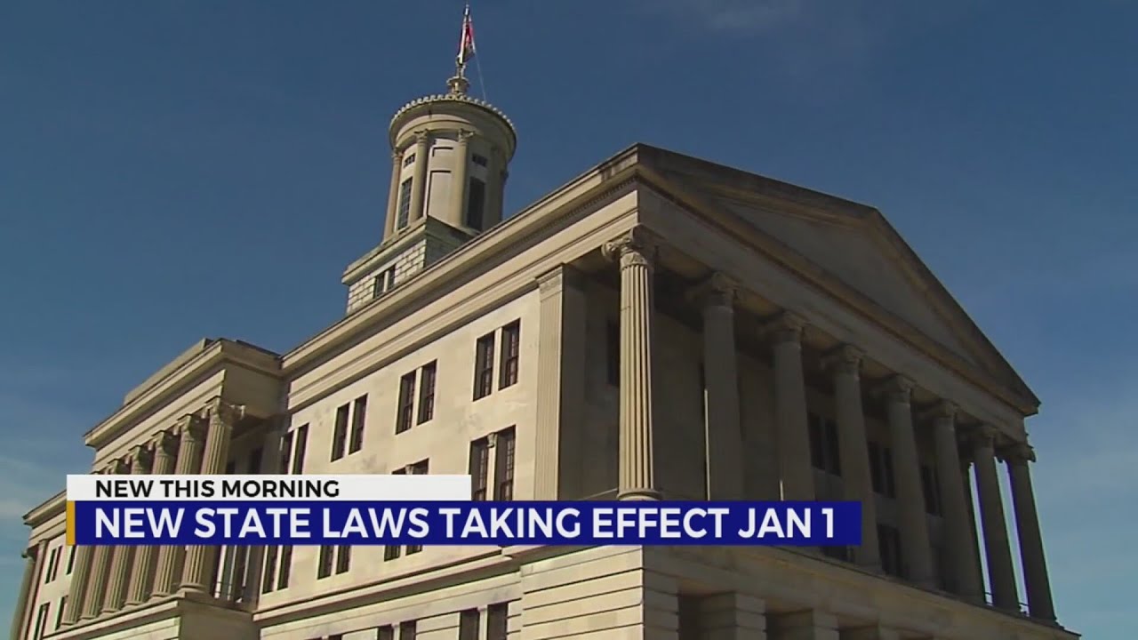 New Laws That Take Effect In Tennessee On Jan.1 - YouTube