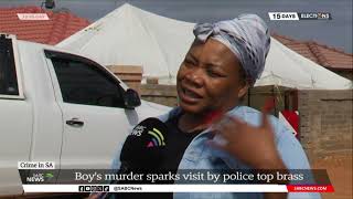 Ditebogo Junior Phalane | 'What were those people thinking when they saw a child and just shot him?'