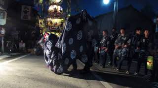 2018年　越後村上　七夕祭り　久保多町の獅子舞