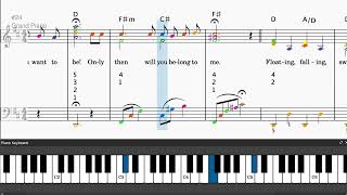 The Music Of The Night (from The Phantom Of The Opera) by Andrew Lloyd Webber  - Easy piano tutorial