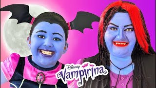 Disney Junior Vampirina and Oxana | Makeup Halloween Costumes and Toys