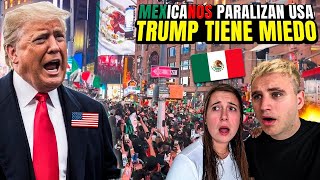 MEXICANOS PARALIZAN ESTADOS UNIDOS y TRUMP TIENE MIEDO… 🇲🇽😱 **los mexicanos se hacen respetar!!!**