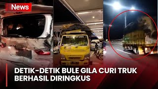 Viral Aksi Bule Gila Bawa Truk Curian Ugal-ugalan di Bali