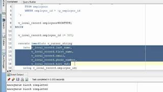 Oracle PL/SQL Tutorial - NDS Part 1
