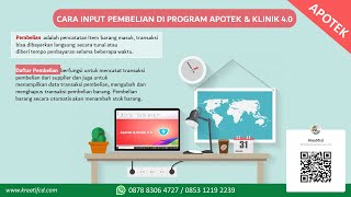 Cara Input Pembelian di Program Apotek \u0026 Klinik 4.0