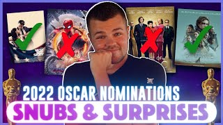 2022 Oscar Nominations Snubs and Surprises | NO DENIS?!
