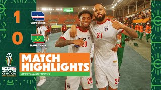 HIGHLIGHTS | Cape Verde🆚 Mauritania | ملخص مباراة كاب فيردي وموريتانيا #TotalEnergiesAFCON2023