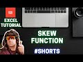 #shorts Skew Function Microsoft Excel Tutorial