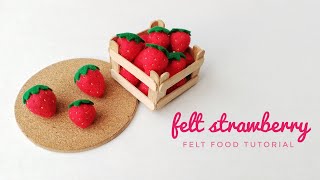 DIY | How to Make Felt Strawberry