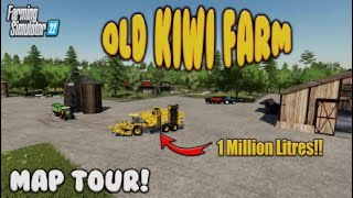 “OLD KIWI FARM” | FS22 MAP TOUR! NEW MOD MAP | Farming Simulator 22 (Review) PS5.