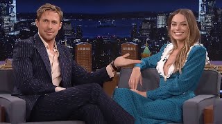 Margot Robbie & Ryan Gosling talk BARBIE The Movie on The Late Late Show
