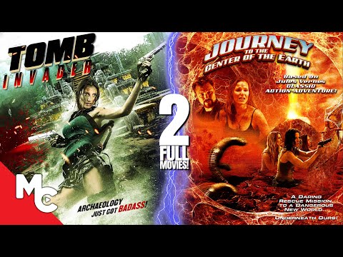 Tomb Invader Journey to the Center of the Earth 2 Full Movies Action Adventure Double Feature