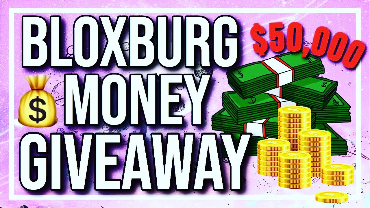 HUGE BLOXBURG MONEY GIVEAWAY!!! 💰 - YouTube