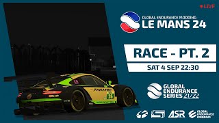 Race - Part 2 | GEM Le Mans 24 | Global Endurance Series 21/22 Round 2