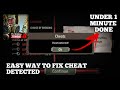 Fix Cheat detected Problem Solved | The Walking Zombie 2